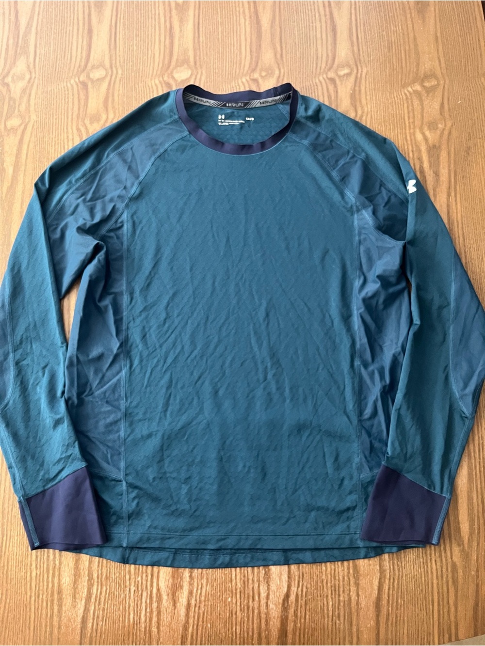 Under Armour Men's Long Sleeve Running blue Performance Shirt size L